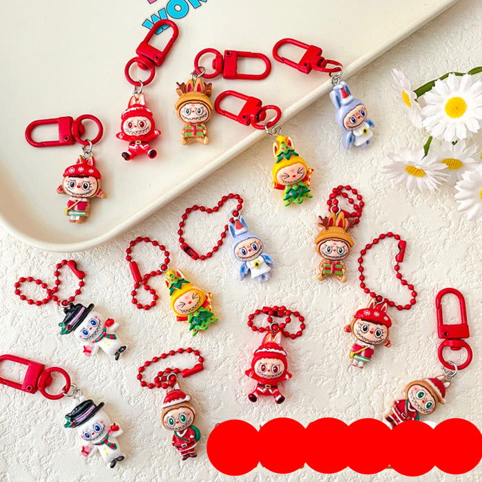 Wholesale Cute Cartoon Keychains for Christmas