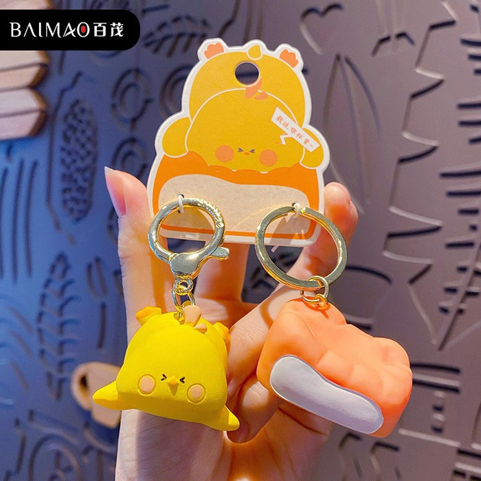 Wholesale Original Couple Keychain Cute and Exquisite Resin Doll Keychain Pendant Gift