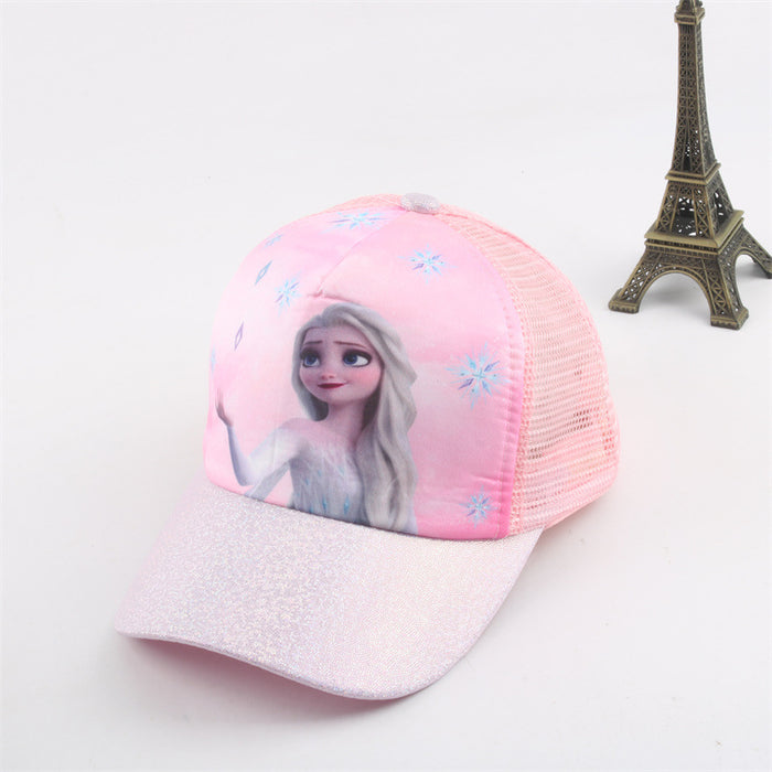 Wholesale Baby Hat Summer New Ice and Snow Girls Sunshade Cap Baseball Cap
