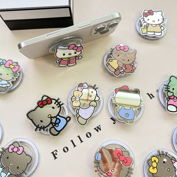 Wholesale Cartoon Cat Mirror Mobile Phone Airbag stand