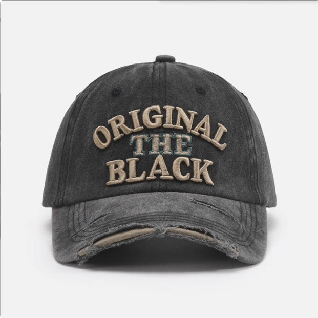 Wholesale letters washed baseball hat
