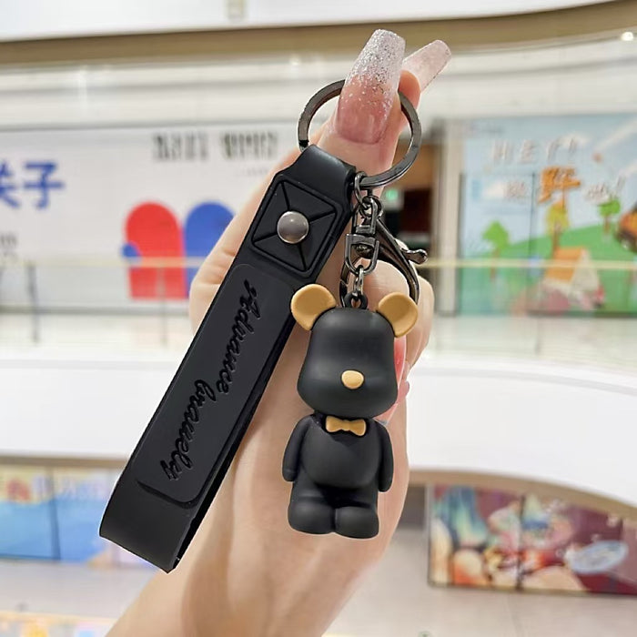 Wholesale bear key chain pendant cute bear doll exquisite bag hanging accessories gift