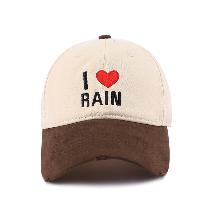 Wholesale New color blocked versatile duckbill cap with soft top and sun shading baseball cap