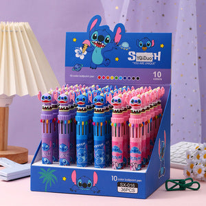 Wholesale Cute Cartoon 10-Color Ballpoint Pen for Students