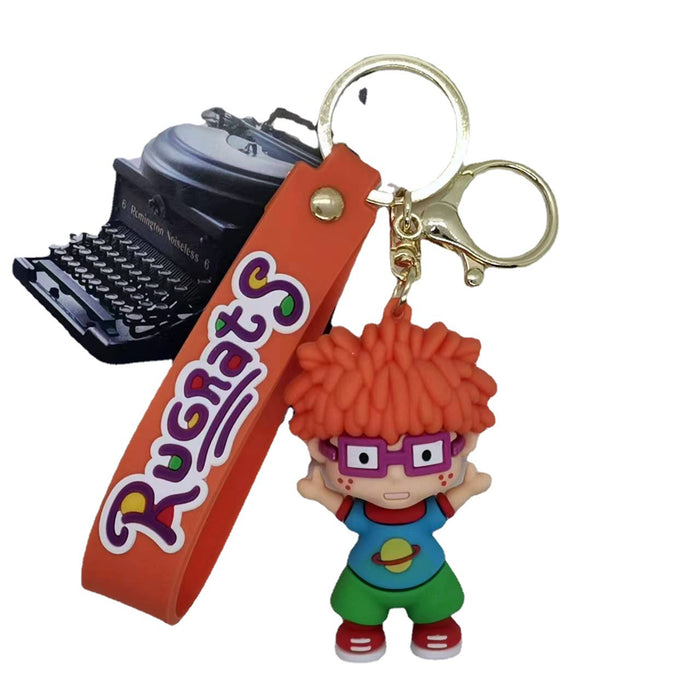 Wholesale cartoon naughty soldier modern primitive man key chain pendant bag car key chain
