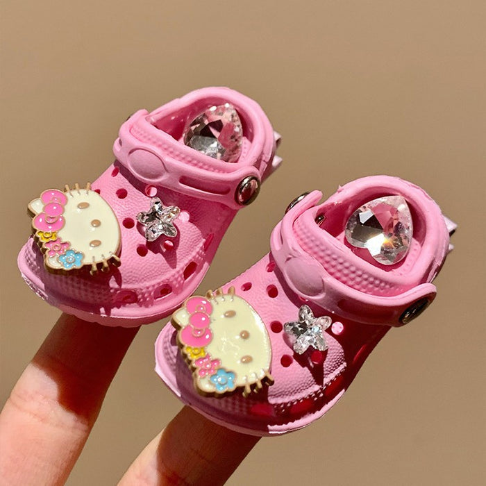 Wholesale Cartoon Cat Slippers with Diamonds, Hairpins, Versatile Hair Accessories