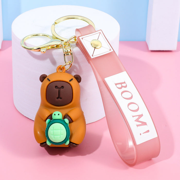 Wholesale  Capybara Small Pendant Doll Keychain