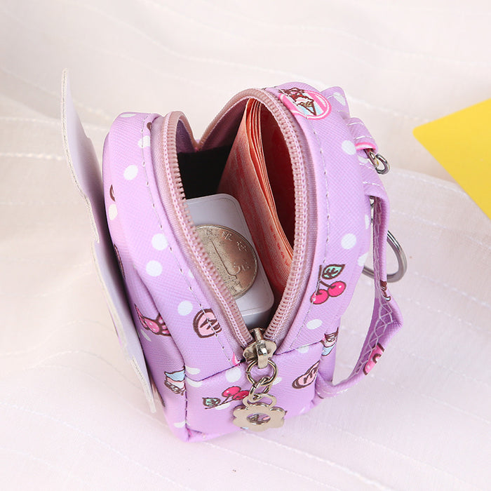 Wholesale Coin Purse Lovable Hanging Bag Small Bag with Mini Card Key Headset Storage Small Wallet