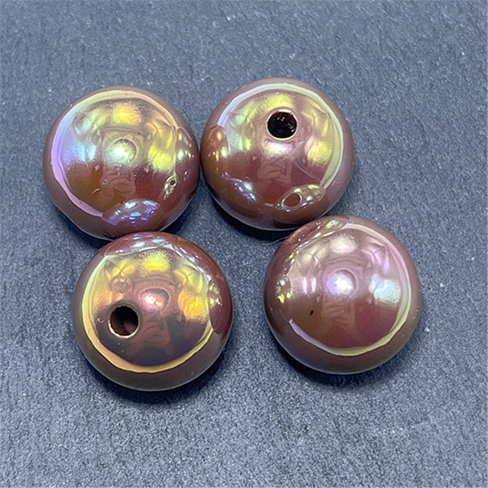 Wholesale 300pcs 14MM Colorful Shell Resin Beads JDC-BDS-Xiaox004