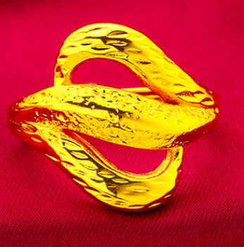 Wholesale Fashion Open Leaf Ring Women's Fashion Accessories Feather Ring