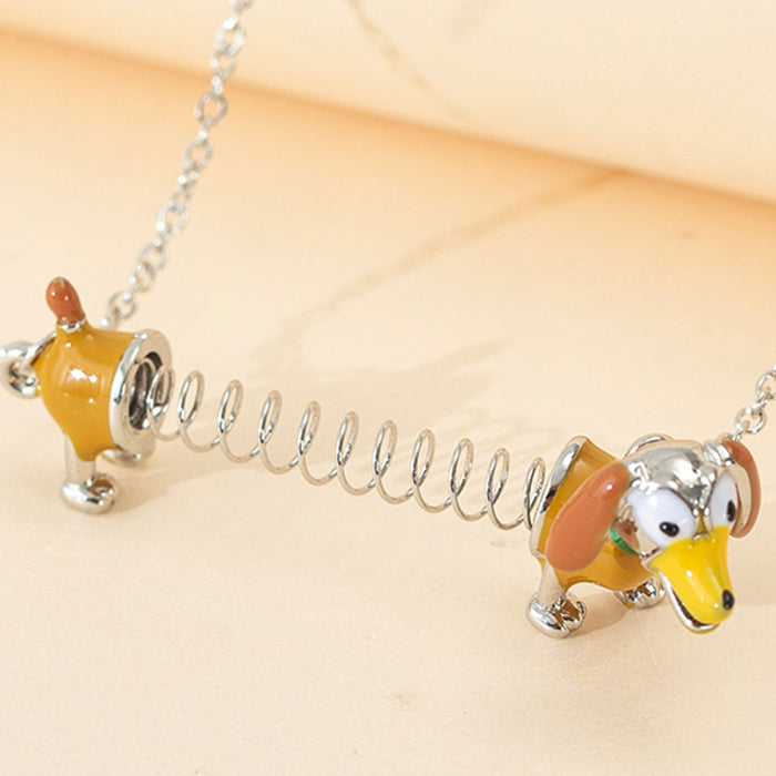 Wholesale Creative Spring Dog Alloy Necklace JDC-NE-QingH006