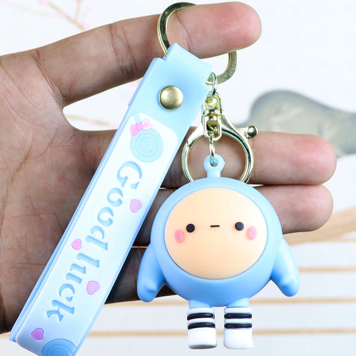 Wholesale Cute Cartoon 3D Keychain Metal Car Key Accessory Everyday