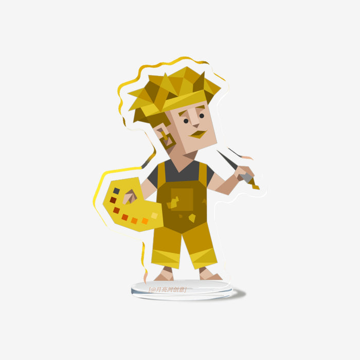 Wholesale Classic Figure Sandwich Acrylic Keychain Vertical