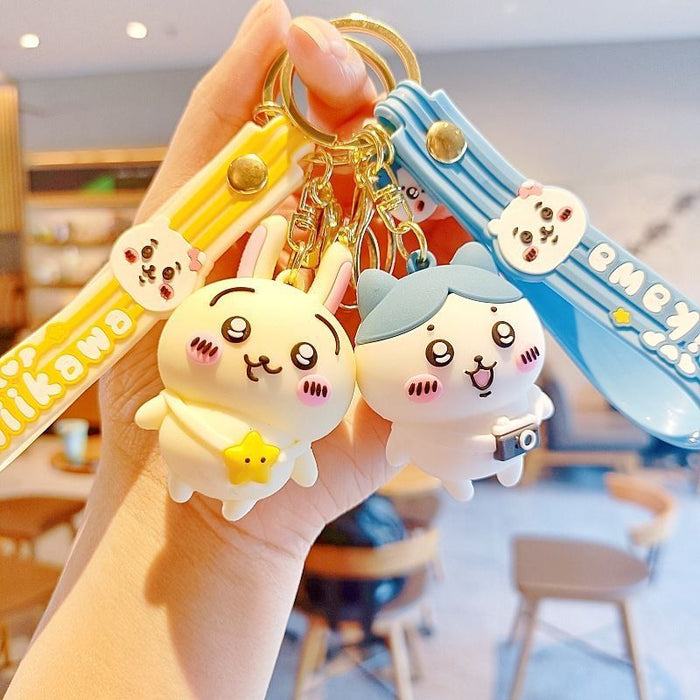 Wholesale Creative Cartoon Resin Doll Keychain JDC-KC-XingLao006