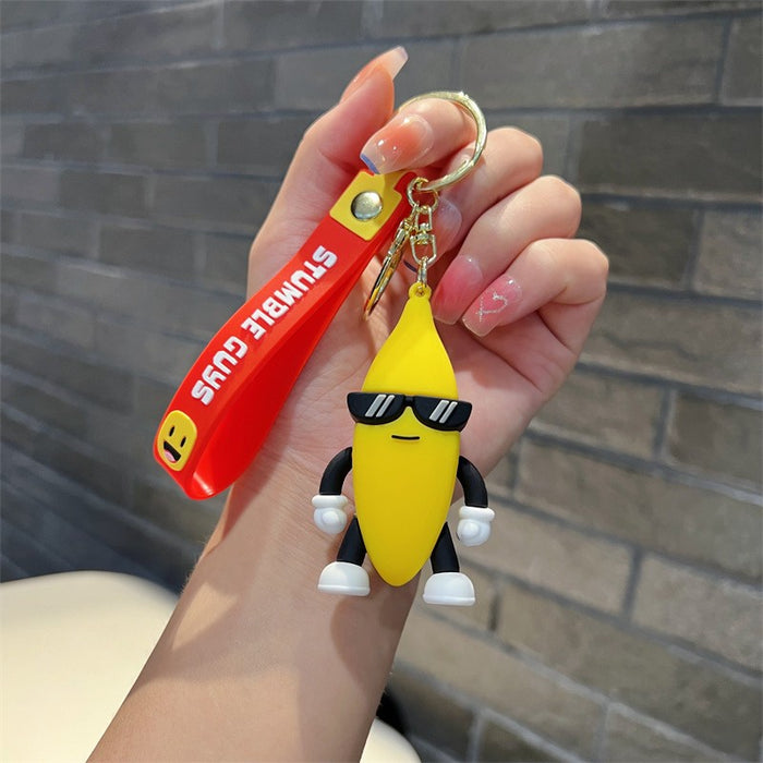 Wholesale Cartoon Game PVC Soft Glue Keychain JDC-KC-JinB029