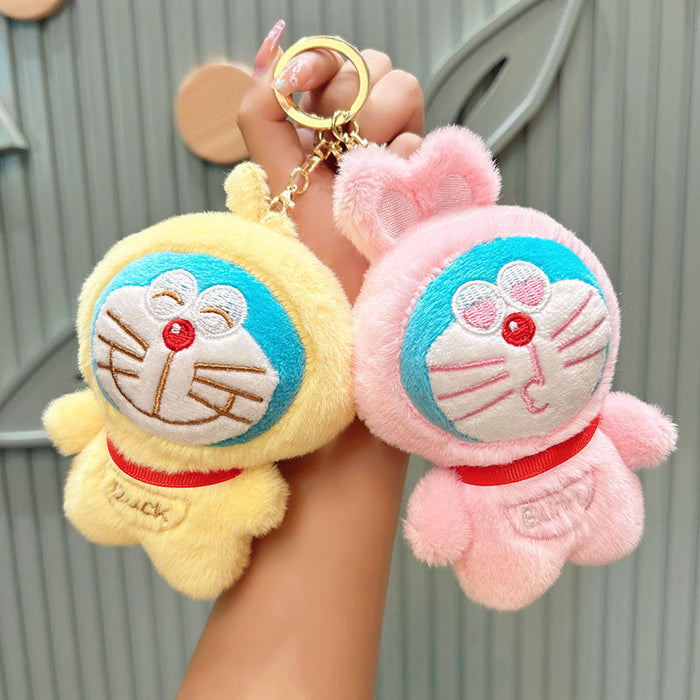 Wholesale Plush Cartoon Cat Doll Keychain JDC-KC-JuJi025