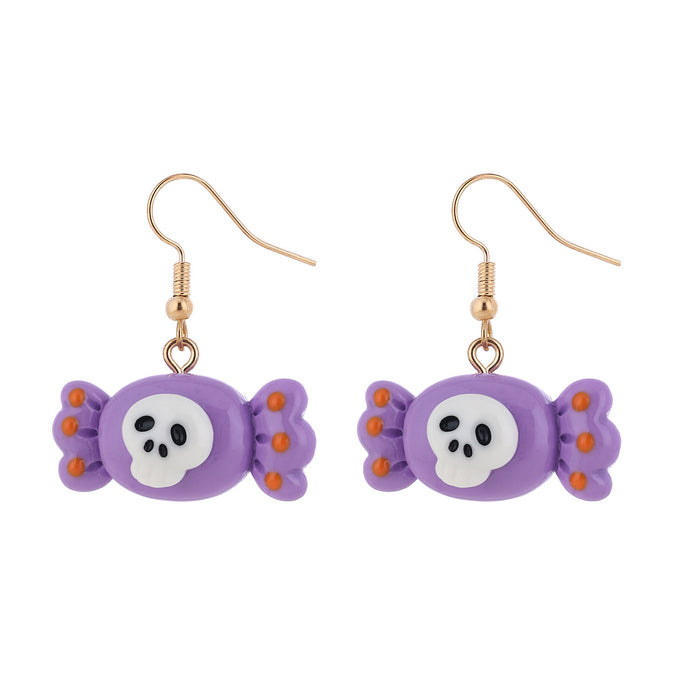 Wholesale  series witch,  pumpkin ghost bat and skull earrings