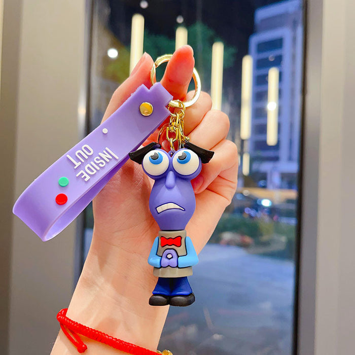 Wholesale Cute keychain car ornament cartoon figurine student backpack