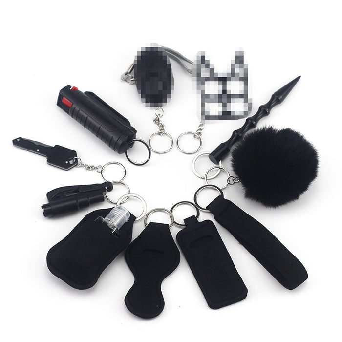 Wholesale Metal Multi-function Keychain DIY 12-piece Set JDC-KC-TouMS031