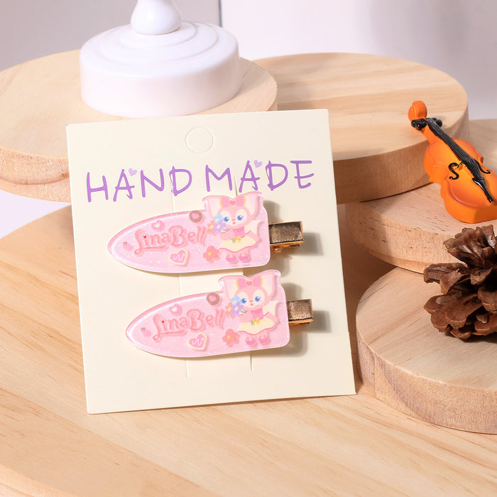 Wholesale Acrylic Cartoon Cute Side Clip Hairpin