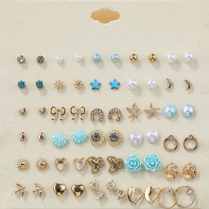 Wholesale Multiple Pairs of Bow Flowers Earrings