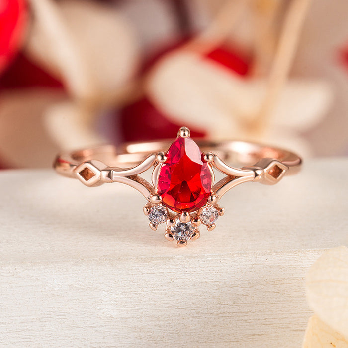 Wholesale Natural stone ring, light luxury, versatile, same style ring