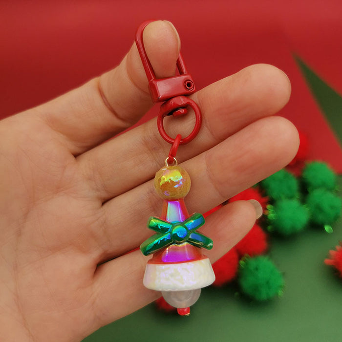 Wholesale Christmas series keychain  Christmas hat Christmas tree gift keychain bag pendant