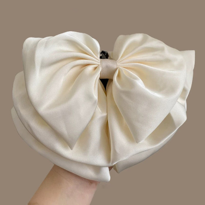 Wholesale Flower Bud Clamp Fluffy Hair Ponytail Clip Advanced Sense Temperament Hairpin