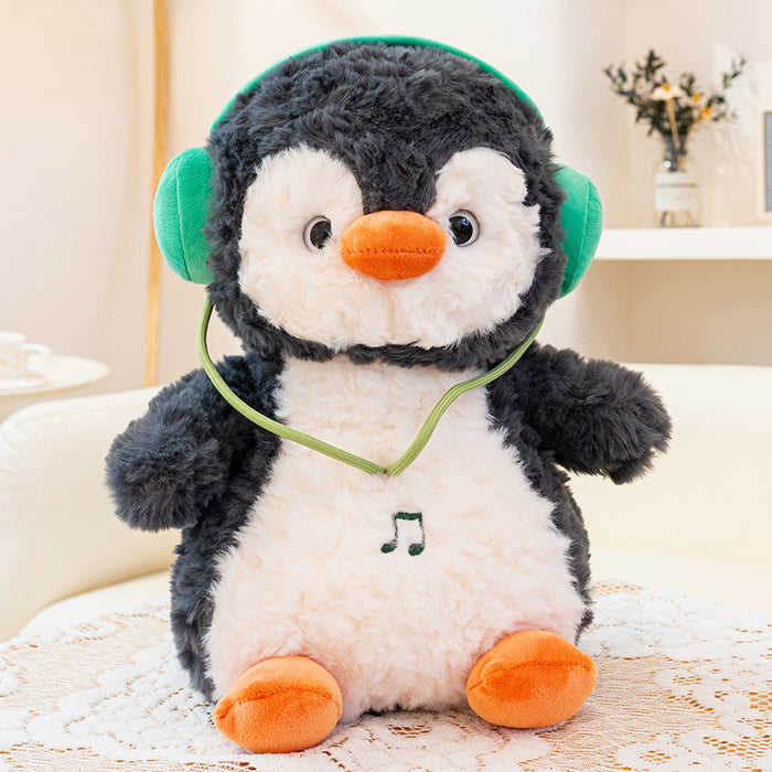 Wholesale Cartoon Dynamic Music Penguin Doll Stuffed Toy Fun Little Penguin Doll