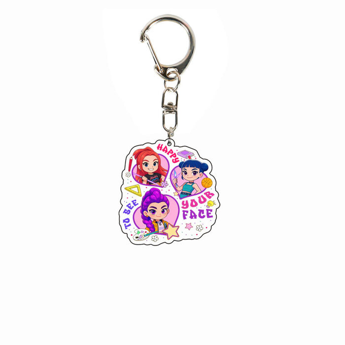 Wholesale Kpop Anime peripheral cute keychain