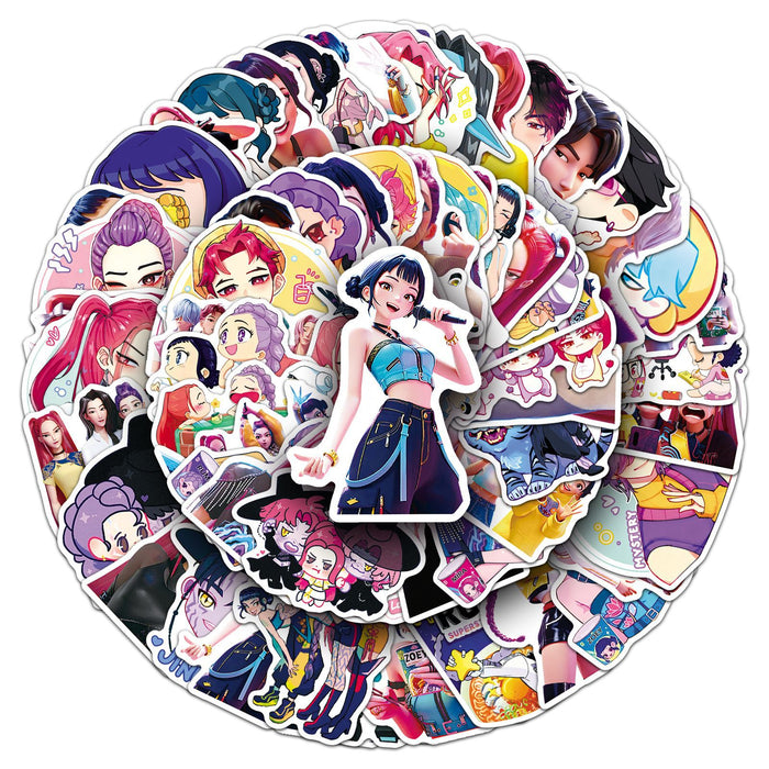 Wholesale 100pcs KPOP stickers animated decorative stickers