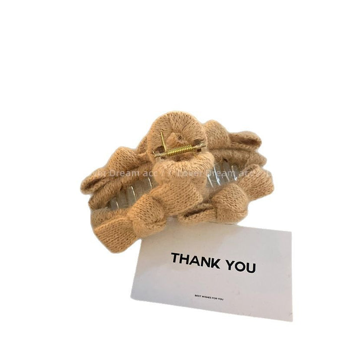 Wholesale Black Polo Dot Pink Five-pointed Star Bow Hairpin  Grab Clip Shark Clip Hair Accessories