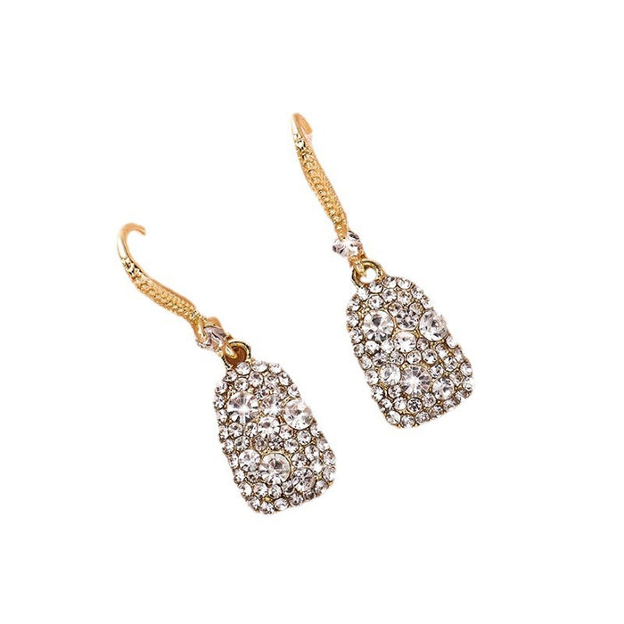 Wholesale Vintage earrings with a high-end feel, earrings with a niche design, and light luxury earrings