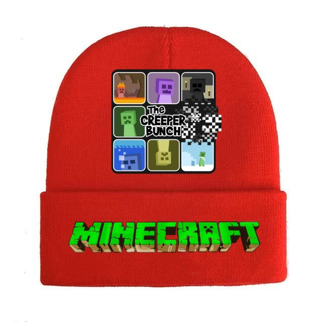 Wholesale Cartoon knitted hats,  wool hats and matching parent child warm hats