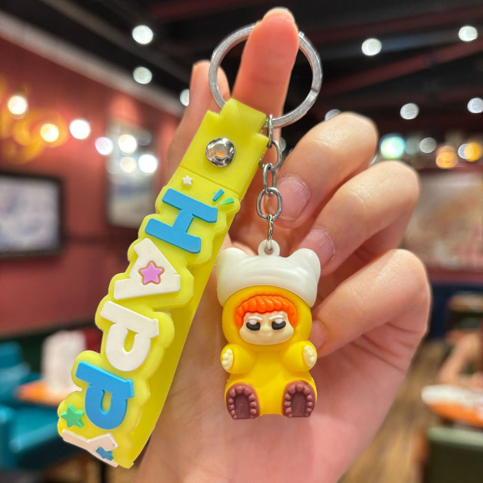 Wholesale Keychain cute disguise l Bubu doll keychain doll student backpack pendant