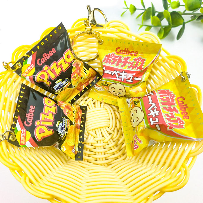 Wholesale Simulated Snack Bag Keychain Mini Snack Bag Car Keychain Pendant Bag Pendant