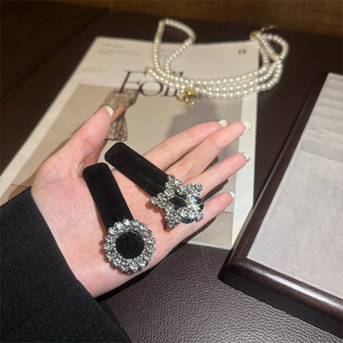 Wholesale Hairpin Side Clip Headwear Bangs Clip Rhinestone bb Clip Women's Hair Accessories