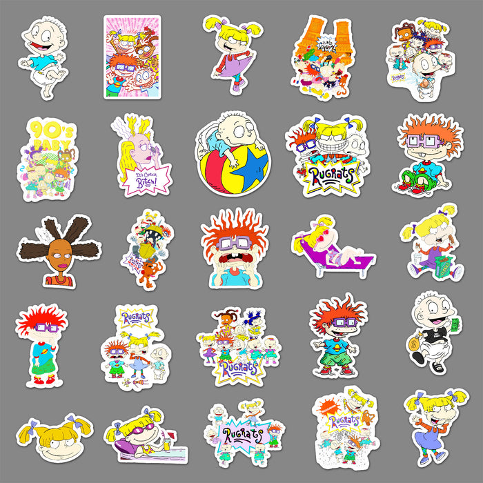 Wholesale 50pcs cartoon animation skateboard luggage sticker