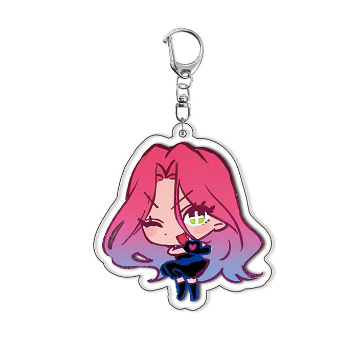 Wholesale Layered Acrylic Keychain Pendant