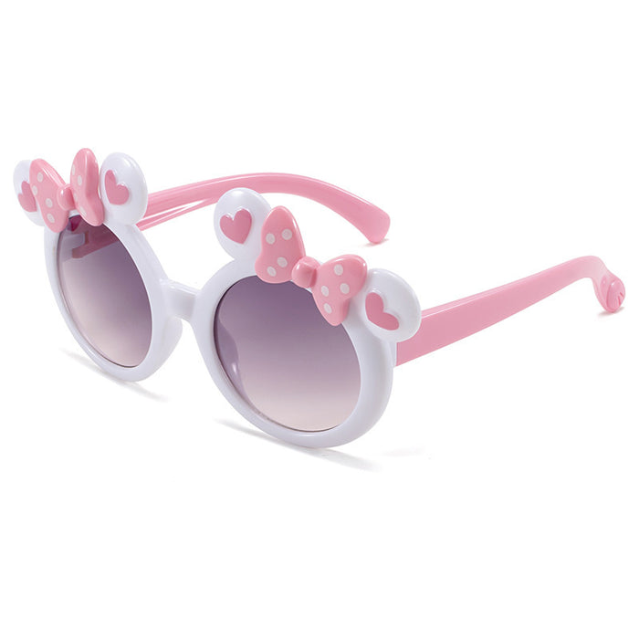 Wholesale Bow Children's Sunglasses Cute Cartoon Sunscreen Doll Sunglasses