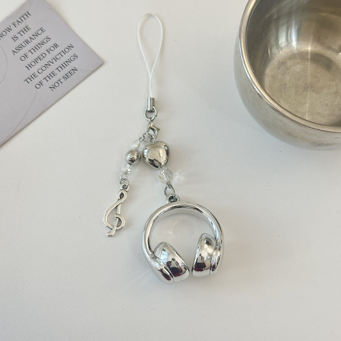 Wholesale Headset Mobile Phone Chain Cool All-match Chain Student Backpack Pendant Keychain