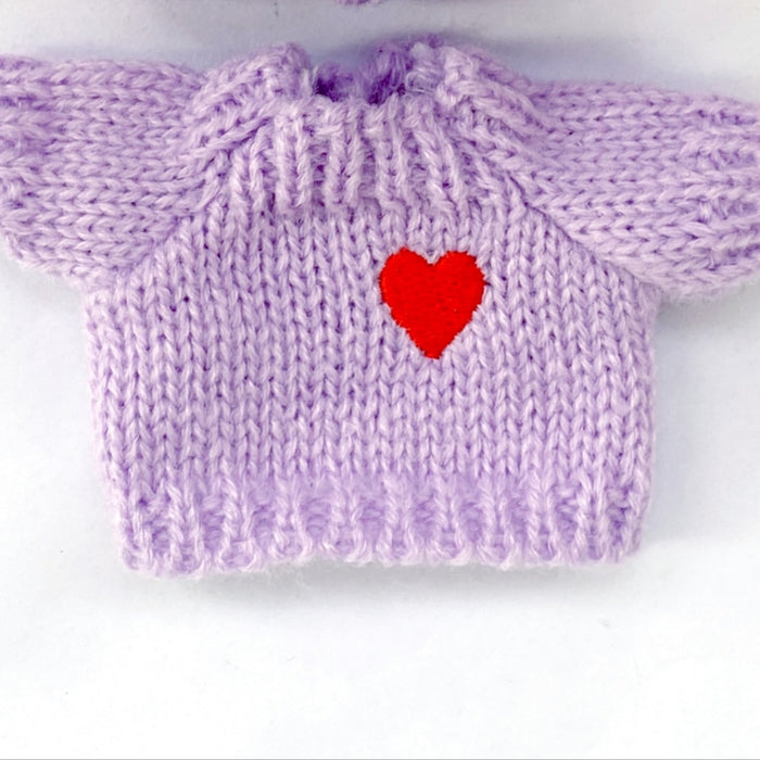 Wholesale Wear red heart sweater with letters and a hat,  a little bear knitted hat,  and a baby clothes