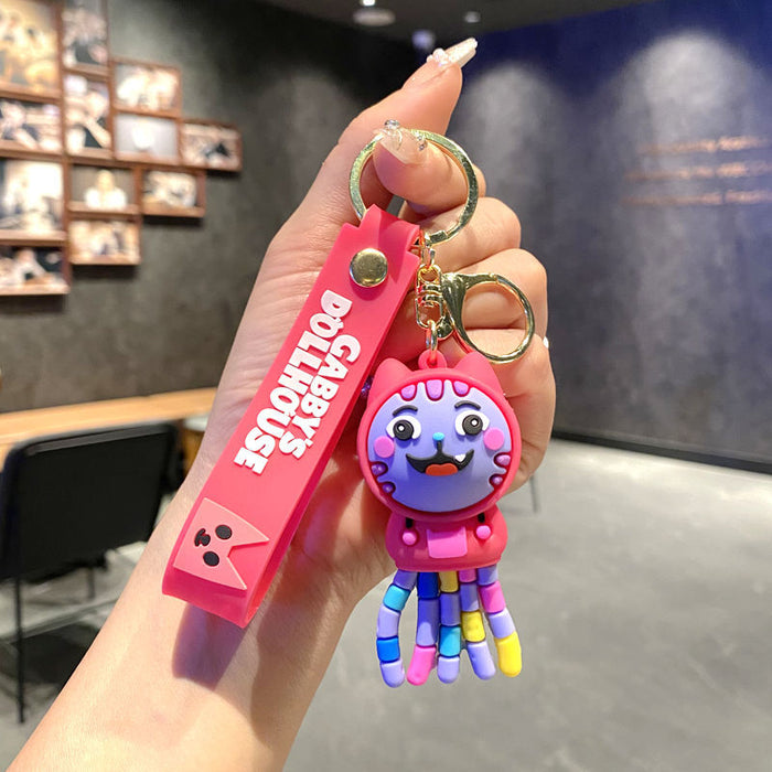 Wholesale House Crossing Animal PVC Stereo Large Doll Gift Car Keychain