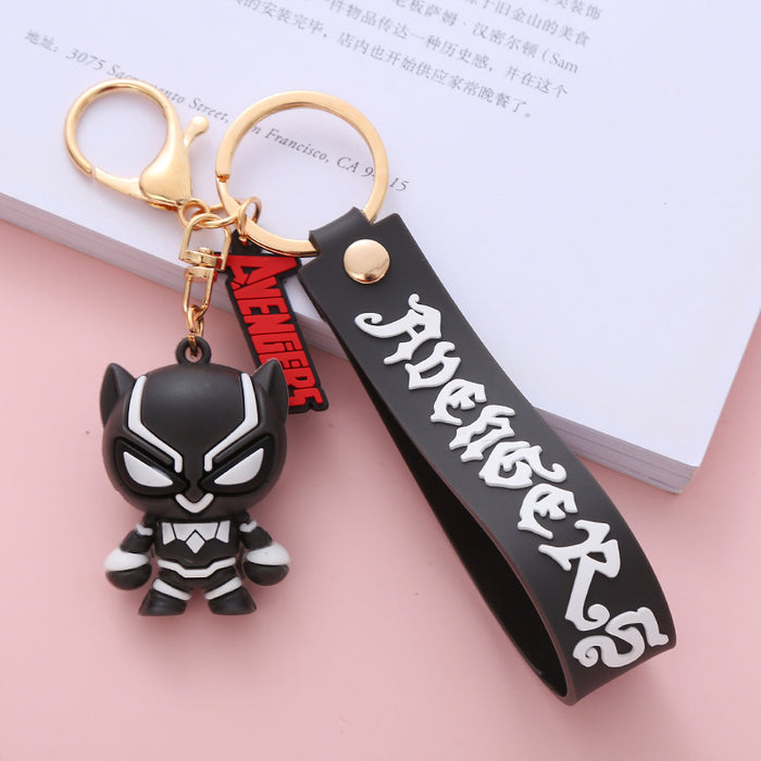 Wholesale Cute Cartoon Soft Rubber Doll Keychain JDC-KC-BoYue008