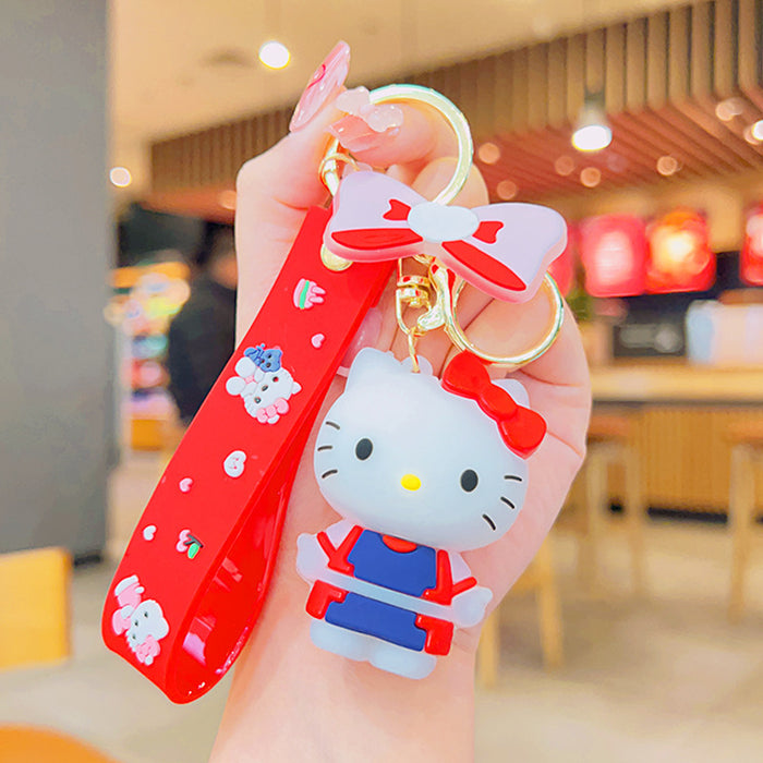 Wholesale Cute 3D Doll Silicone Keychain JDC-KC-MingT135