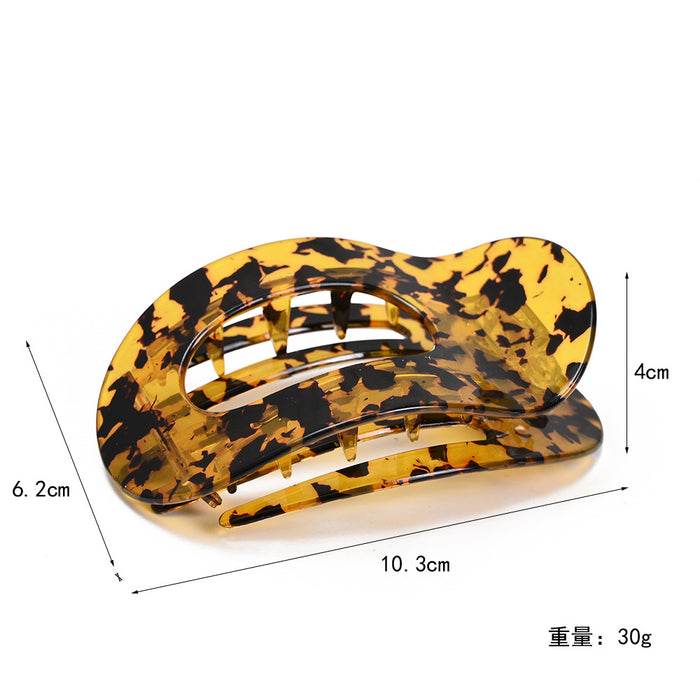 Wholesale High-End Semi-Circular Acrylic Hair Clip