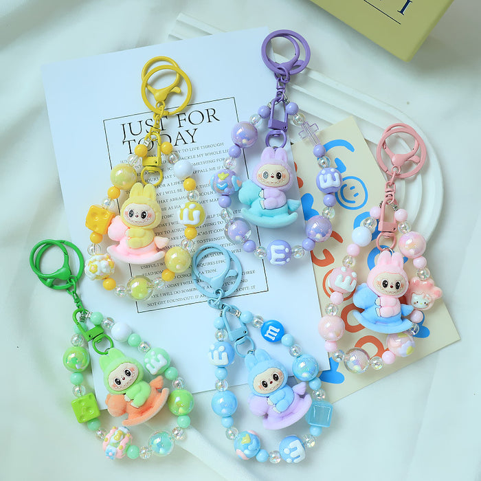 Wholesale Internet Celebrant Cross-border Trojan  Keychain Doll Pendant Cute Three-dimensional Cute Grain Tide Play Blind Box Bag Hanging Ornaments