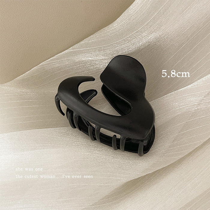 Wholesale Irregular metal color clip female hairpin fashion updo shark clip
