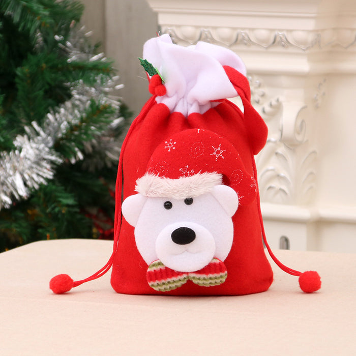 Wholesale Christmas Apple Bag, Handbag, Christmas Eve Gift Bag, Kidsren' s Small Gift Bag, Christmas Apple Bag