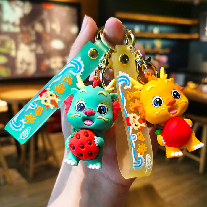 Wholesale Cartoon Doll 3D Rubber Keychain JDC-KC-Tingm067